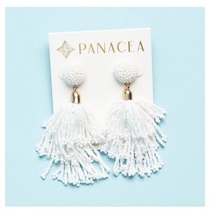 Panacea Beaded Tassel Earrings